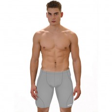 Плавки-шорты мужские спортивные Atemi TSAP01G, антихлор, серый, размер 44