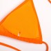 Купальник женский раздельный MINAKU с топом цвет оранжевый, размер 48