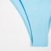 Плавки купальные женские MINAKU слипы, цвет голубой, размер 42