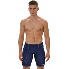 Плавки-шорты мужские спортивные Atemi TSAP01B, антихлор, синий, размер 56