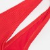 Купальник женский слитный MINAKU однотонный, цвет красный, размер 42
