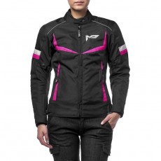 Куртка женская ASTRA черно-розовая, размер XXS