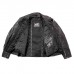 Куртка кожаная Gunner, размер 4XL, чёрная