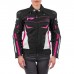 Куртка текстильная женская BONNIE, размер XS, чёрная, розовая