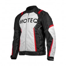 Куртка мужская MOTEQ Spike, текстиль, размер S, черная, белая