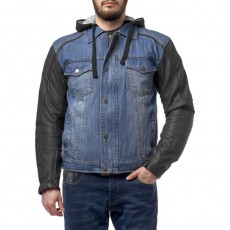 Куртка текстильная MOTEQ Groot, мужская, синий/черный, S