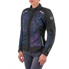 Куртка женская MOTEQ Destiny,текстиль, размер XXS, чёрная, фиолетовая