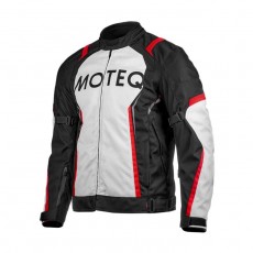Куртка текстильная MOTEQ Spike, мужская, размер XXL, черная, белая