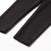 Брюки (леггинсы) спортивные женские с фактурной резинкой MINAKU цвет черный, р-р 46