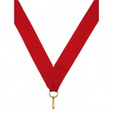 Лента для медали, ширина 24 мм, цвет красный
