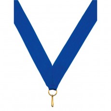 Лента для медали, ширина 24 мм, цвет синий