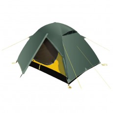 Палатка, серия Trekking Travel 2, зелёная, 2-местная