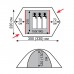 Палатка Mountain 2 (V2), 300 х 220 х 120 см, цвет серыйПалатка Rock 2 (V2), 330 х 220 х 130 см, цвет серый