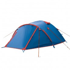 Палатка Arten Vega, двухслойная, 4-местная, цвет синий