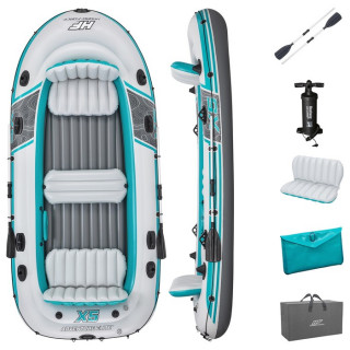 Лодка Adventure Elite X5 Raft 5-местная, 364 х 166 см, комплект: вёсла, насос, сумка, 65159 Bestway