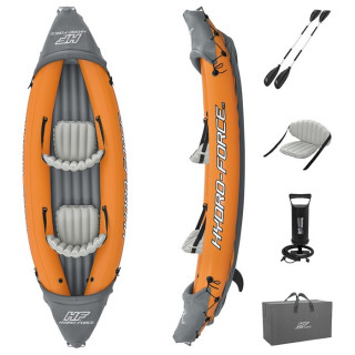 Байдарка Lite-Rapid X2 Kayak, 2 местная, вёсла 218 см, до 160 кг, 321 х 88 х 48 см, 65077 Bestway