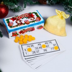 Русское лото "С Новым Годом", 24 карточки, карточка 8 х 18 см