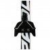 Комплект лыжный: пластиковые лыжи 180 см с насечкой, стеклопластиковые палки 140 см, крепления NN75 мм