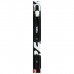 Комплект лыжный: пластиковые лыжи 200 см без насечек, стеклопластиковые палки 160 см, крепления NNN, цвета МИКС