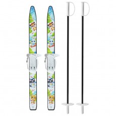 Комплект лыжный детский: лыжи 75 см, палки 75 см