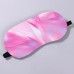 Маска для сна с гелевым вкладышем «Шёлк», 19 × 10 см, резинка одинарная, цвет розовый