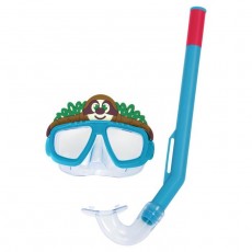 Набор для плавания Lil Animal, маска, трубка, обхват 48-52 см, цвета микс, 24059 Bestway