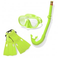 Набор для подводного плавания «Искатель приключений» маска+трубка+ласты, от 8 лет