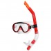 Набор для плавания: маска+трубка PVC, на блистере, цвета микс