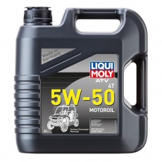 Моторное масло для 4-тактных мотоциклов LiquiMoly ATV 4T Motoroil 5W-50 SN MA2 НС-синтетическое, 4 л (20738)