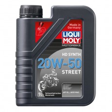 Моторное масло для 4-тактных мотоциклов LiquiMoly Motorbike HD Synth Street 20W-50 SL синтетическое, 1 л (3816)