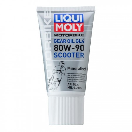 Трансмисионное масло для скутеров LiquiMoly Motorbike Gear Oil Scooter 80W-90 GL-4 минеральное, 0,15 л (1680)