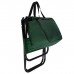 Стул туристический с сумкой, р. 24 х 26 х 60 см, до 60 кг, цвет зелёный