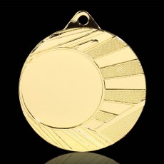 Медаль под нанесение «1 место», золото, без ленты, d = 4 см