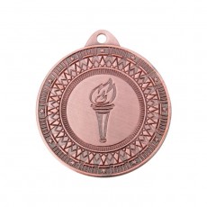 Медаль спортивная, диаметр 40 мм, цвет бронза