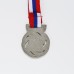 Медаль призовая 192 диам 4 см. 2 место. Цвет сер.