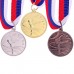 Медаль тематическая «Гимнастика», бронза, d=3,5 см