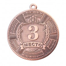 Медаль призовая 197 диам 5 см. 3 место. Цвет бронз