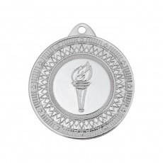 Медаль спортивная, диаметр 40 мм, цвет серебро
