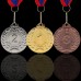 Медаль призовая, 2 место, серебро, d = 5 см