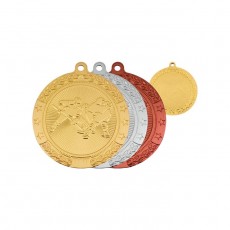 Медаль «Хоккей», d=50 мм, толщина 2 мм, цвет бронза