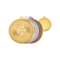 Медаль «Бег», d=50 мм, толщина 1,5 мм, цвет бронза