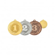 Медаль «3 место», d=70 мм, толщина 2 мм, цвет бронза