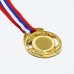Медаль под нанесение 185 "Звезды", без ленты, диам. 5 см, цвет зол.