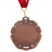 Медаль под нанесение, бронза, d=7 см