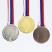 Медаль призовая «2 место», серебро, d = 7 см