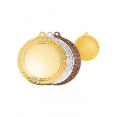 Медаль d=70 мм, под вкладку 50 мм, толщина 2 мм, цвет бронза