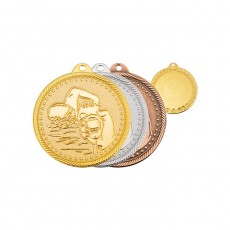 Медаль «Плавание», d=50 мм, толщина 1,5 мм, цвет серебро