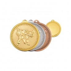 Медаль «Единоборства», d=50 мм, толщина 1,5 мм, цвет золото
