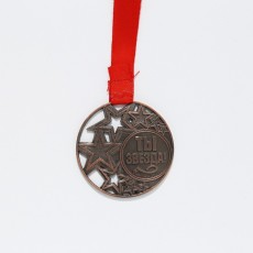 Медаль под нанесение "Звезды", диам. 5 см, цвет бронз