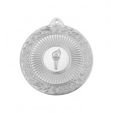 Медаль спортивная, диаметр 70 мм, цвет серебро
